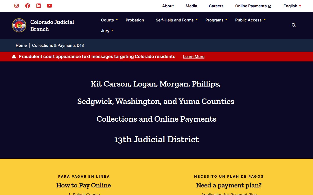 Washington County court payment and case lookup choices